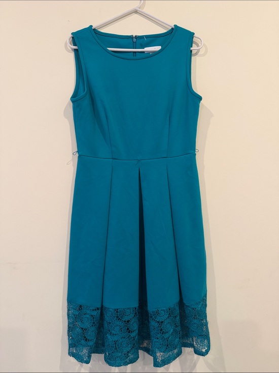 Calvin Klein Dresses & Skirts - Calvin Klein Teal Sleeveless Sheath Dress